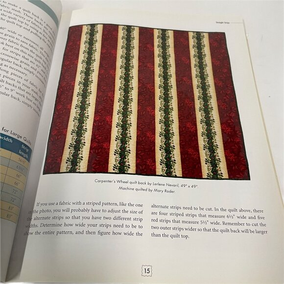 Over Easy: Creative Ideas for Pieced Quilt Backs That Patchwork Place - Picture 3 of 5